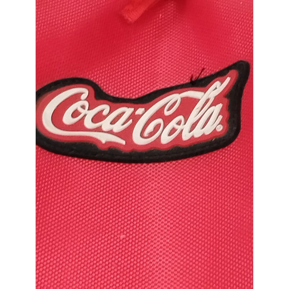 Coca-Cola Insulated Cooler Bag 12 Can Soft Sided Lunch Tote Woven Polyester